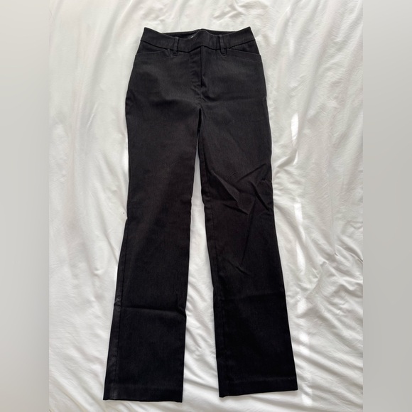 Reitmans Petite Charcoal Straight Leg Pants - Picture 3 of 4
